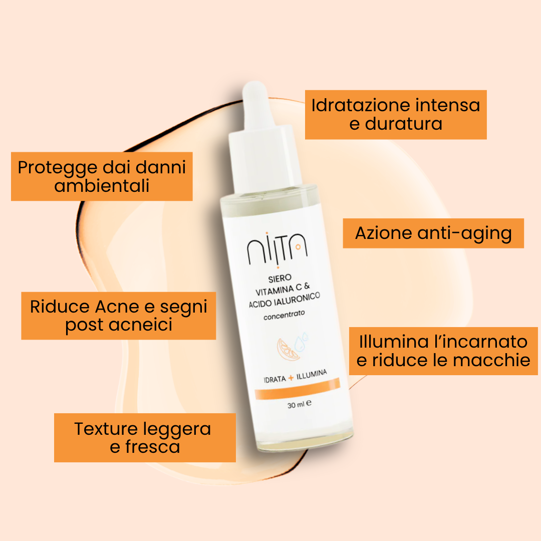 Niita Vitamin C – Siero Vitamina C & Acido Ialuronico
